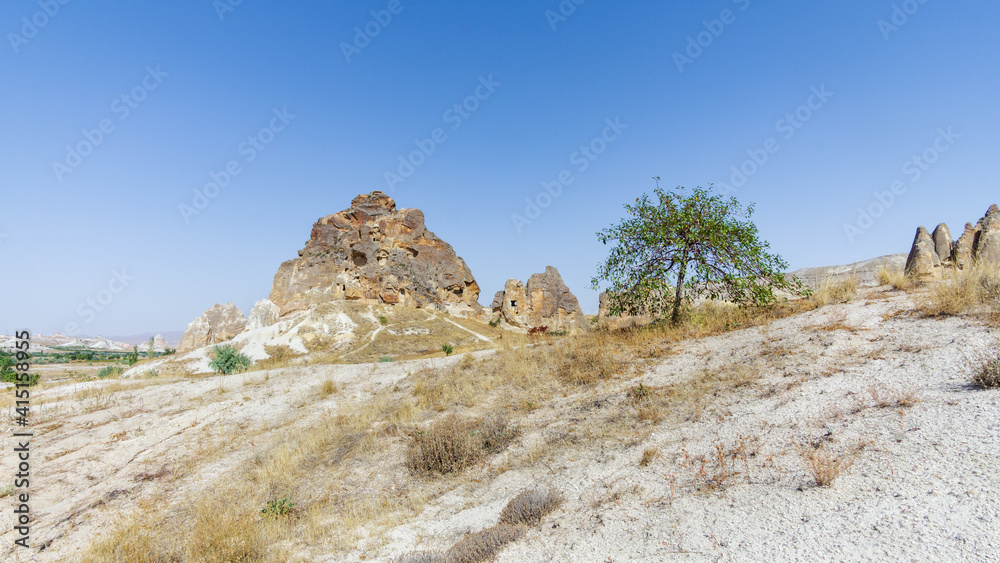 Beautiful landscape of Goreme National Park in Cappadocia, Turkey Beautiful landscape of Goreme National Park in Cappadocia, Turkey