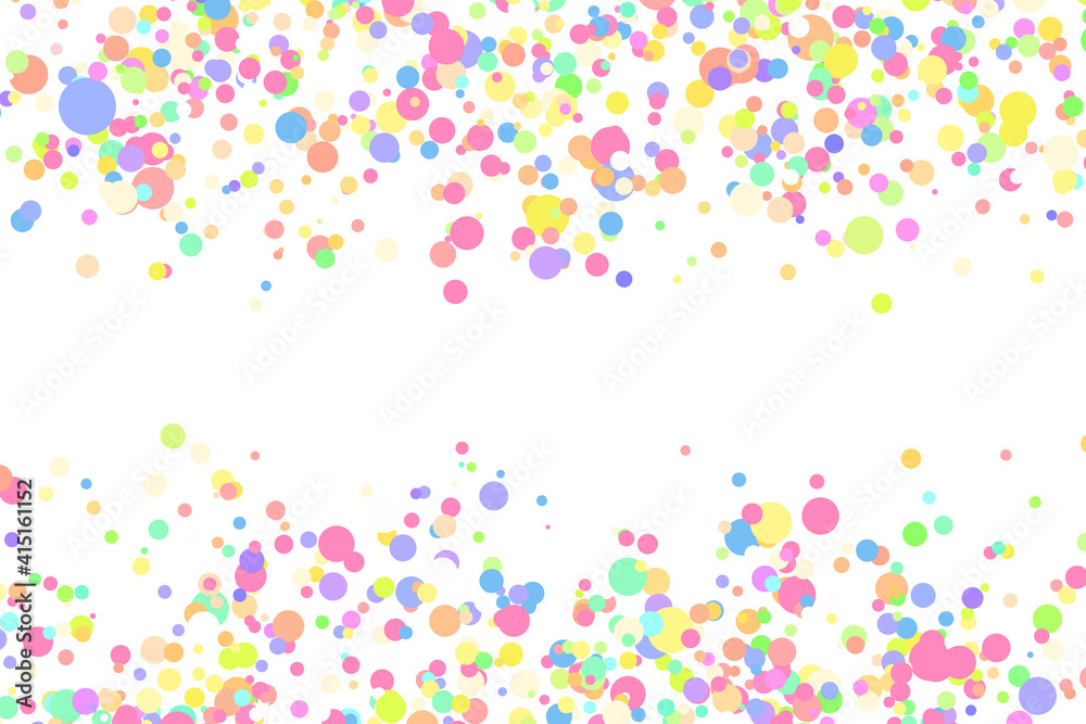 Light multicolor background, colorful vector texture with circles. Splash effect banner. Glitter silver dot abstract illustration with blurred drops of rain. Pattern for web page, banner,poster, card