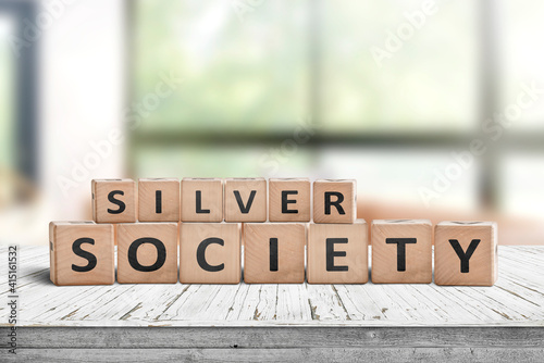 The megatrend Silver Society sign photo