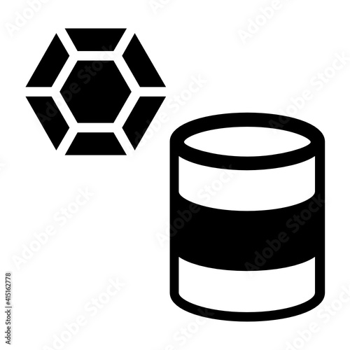 Trade or Quick Loan Services Business Symbol on White background, Pawn Shop Concept Vector Glyph Icon Design,