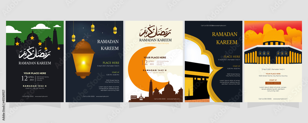 Set of Ramadan Kareem 2021 . Iftar party celebration collection bundles 1442 H. Set of Ramadan Kareem 2021 . Iftar party celebration collection bundles 1442 H.