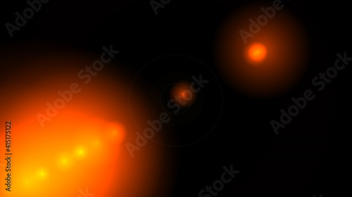 Abstract Colorful Circles Bokeh Background