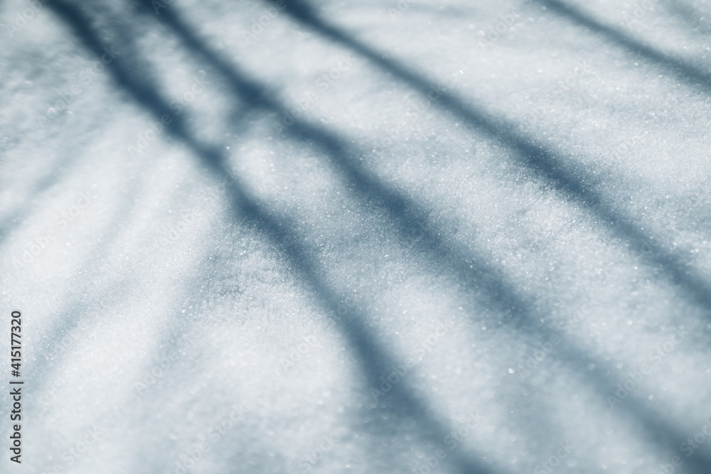 Shadows in the snow Shadows in the snow