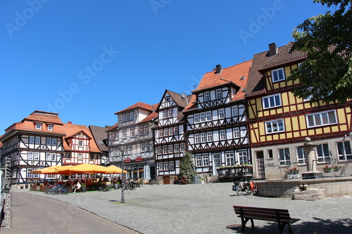 Der Marktplatz in Allendorf © clousunbilder