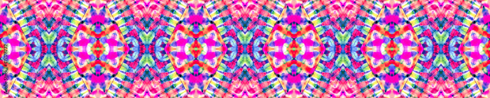 Geometric Boho. Japanese Embroidery. Colorful Geometric Boho. Japanese Embroidery. Colorful