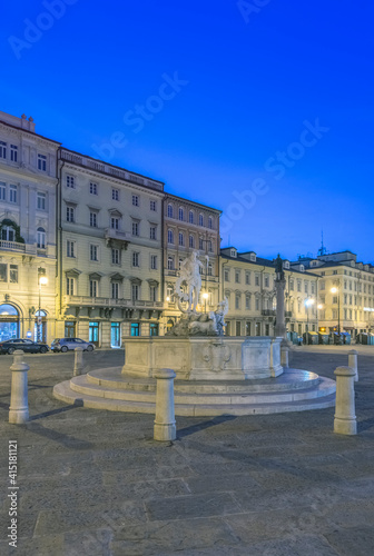 Italy, Trieste, Piazza della Borsa