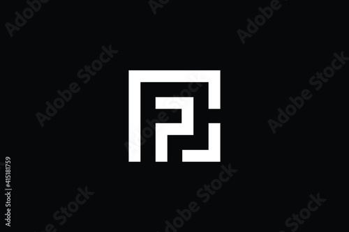 CP logo letter design on luxury background. PC logo monogram initials letter concept. CP icon logo design. PC elegant and Professional letter icon design on black background. C P PC CP
