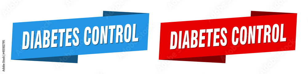 diabetes control banner. diabetes control ribbon label sign set diabetes control banner. diabetes control ribbon label sign set