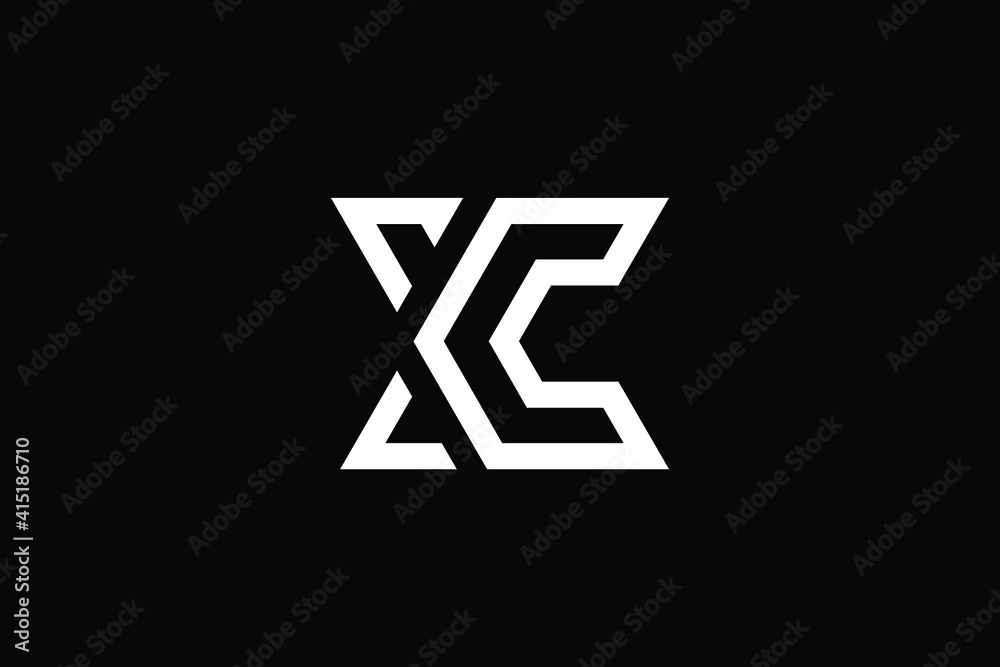 XC logo letter design on luxury background. CX logo monogram initials letter concept. XC icon logo design. CX elegant and Professional letter icon design on black background. C X XC CX XC logo letter design on luxury background. CX logo monogram initials letter concept. XC icon logo design. CX elegant and Professional letter icon design on black background. C X XC CX