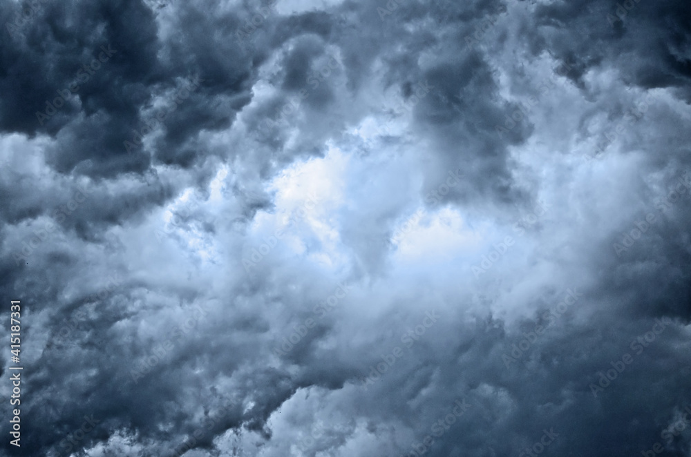 heavy gale black stormy clouds