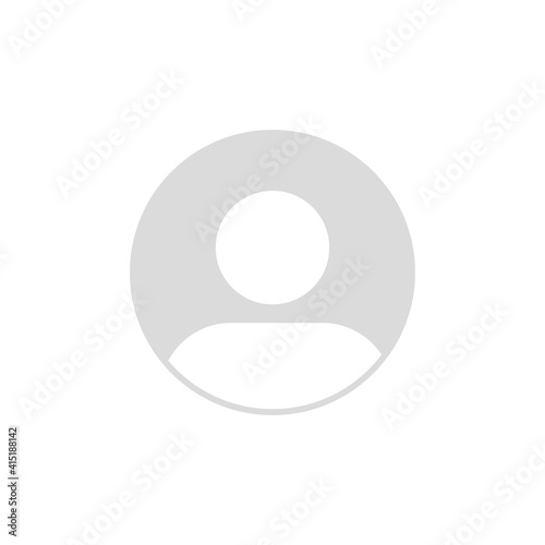 Default Avatar Profile of Social Media User Icon Vector