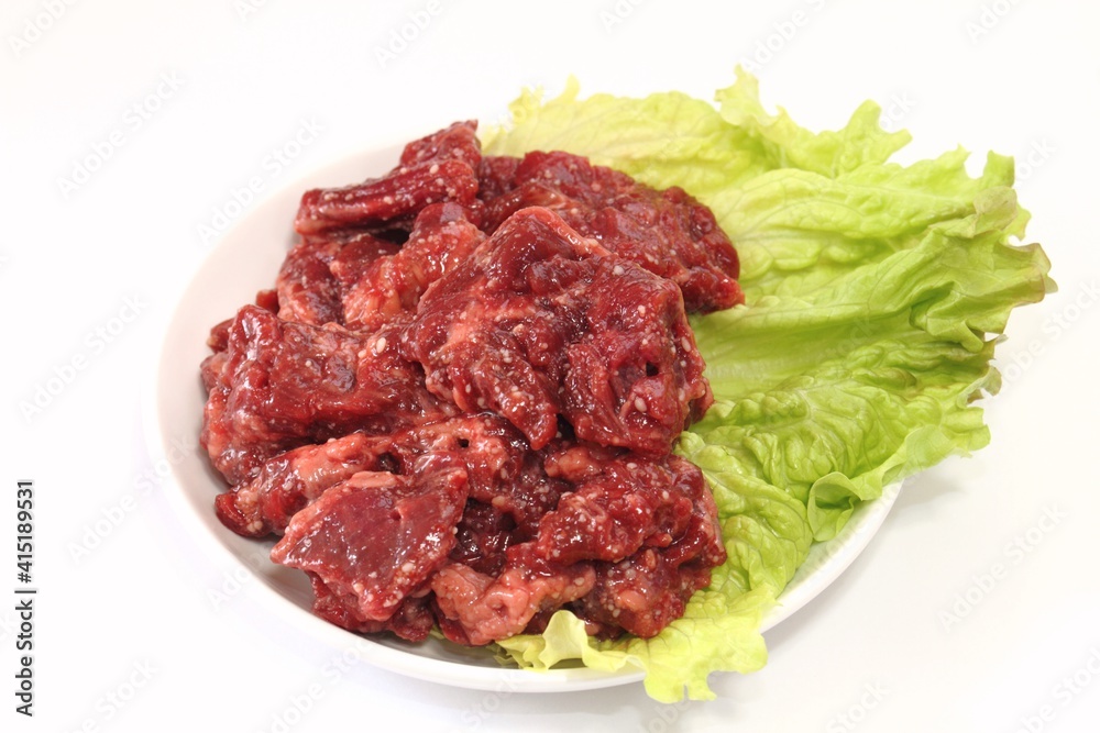 牛ハラミ(焼肉用・たれ漬け) 牛ハラミ(焼肉用・たれ漬け)