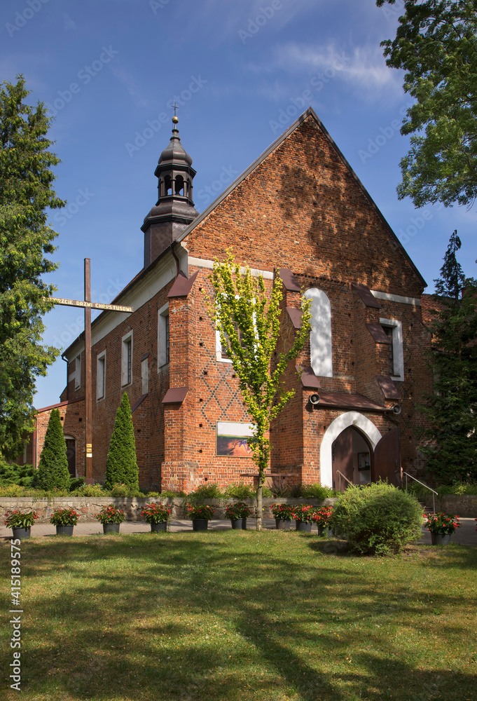 Fototapeta premium Church St. Thecla in Ciechanow. Poland