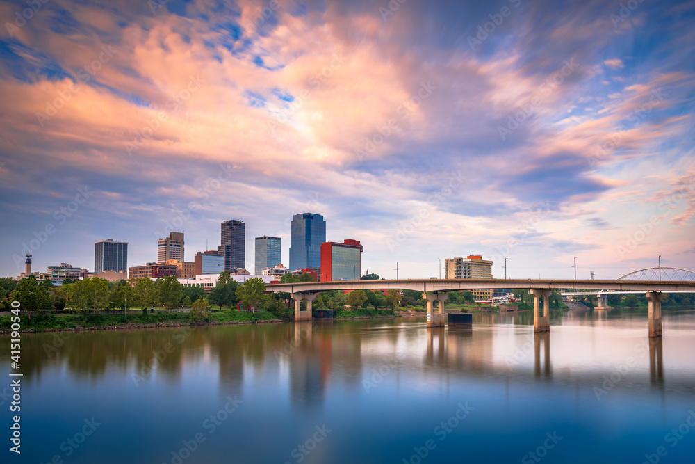 Little Rock, Arkansas, USA skyline on the River Little Rock, Arkansas, USA skyline on the River