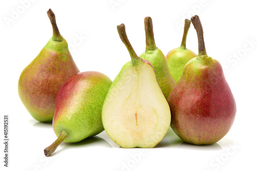 pear isolated on white background 