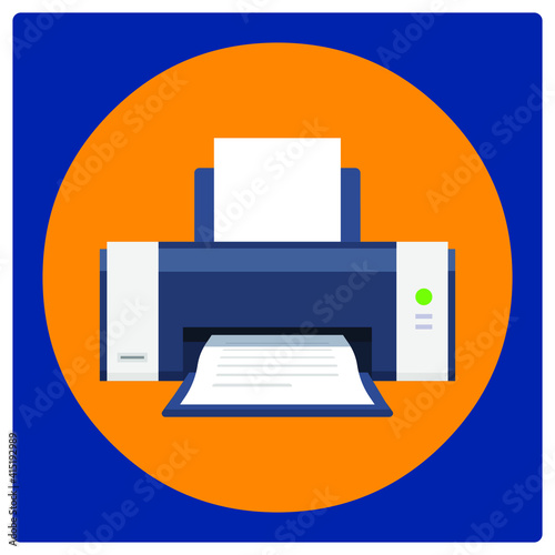 Vector illustration for Printer EPS10