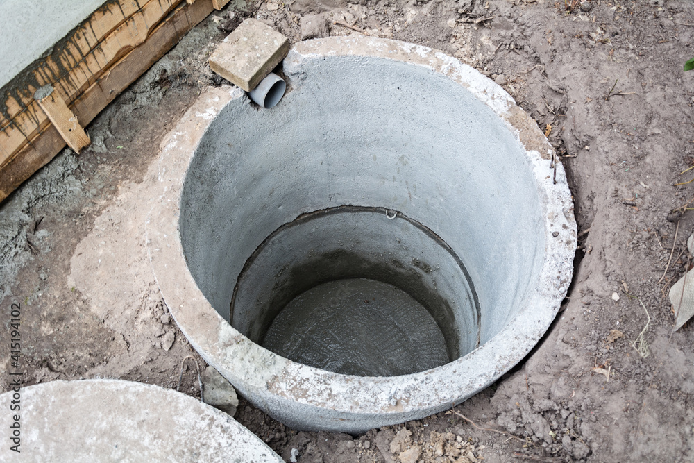 Concrete circle pit