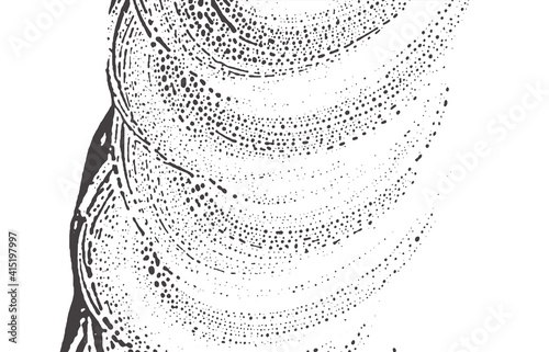Grunge texture. Distress black grey rough trace. A