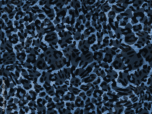 abstract leopard print