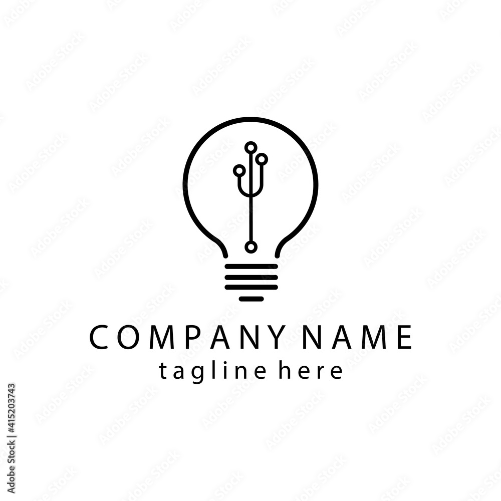 logo lamp illustration electricity design vector clip art logo lamp illustration electricity design vector clip art