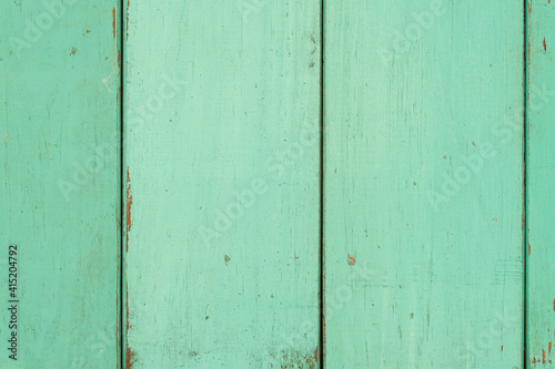 old teal colored floorboards background