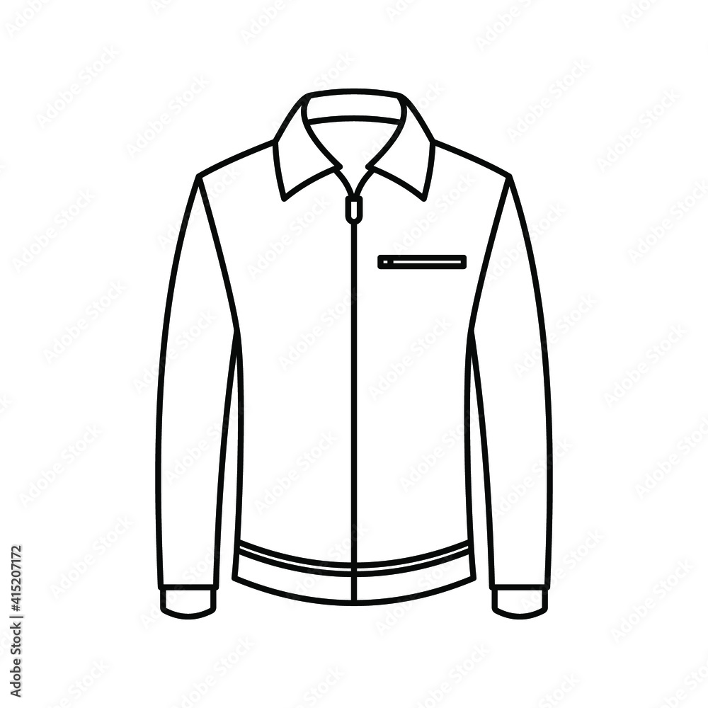 jacket icon. fashion sign. vector illustration jacket icon. fashion sign. vector illustration