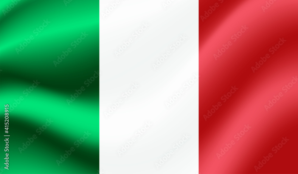 Italy, italian flag on concrete textured background Italy, italian flag on concrete textured background