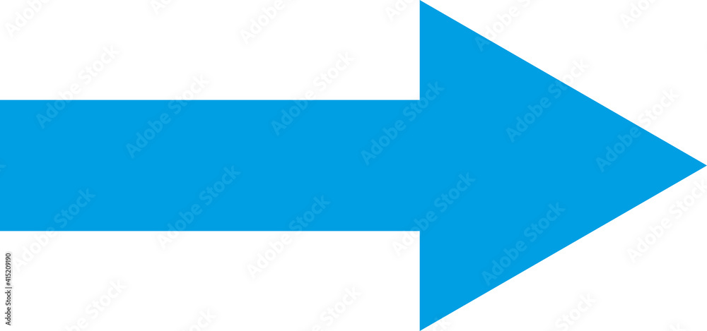 blue arrow icon