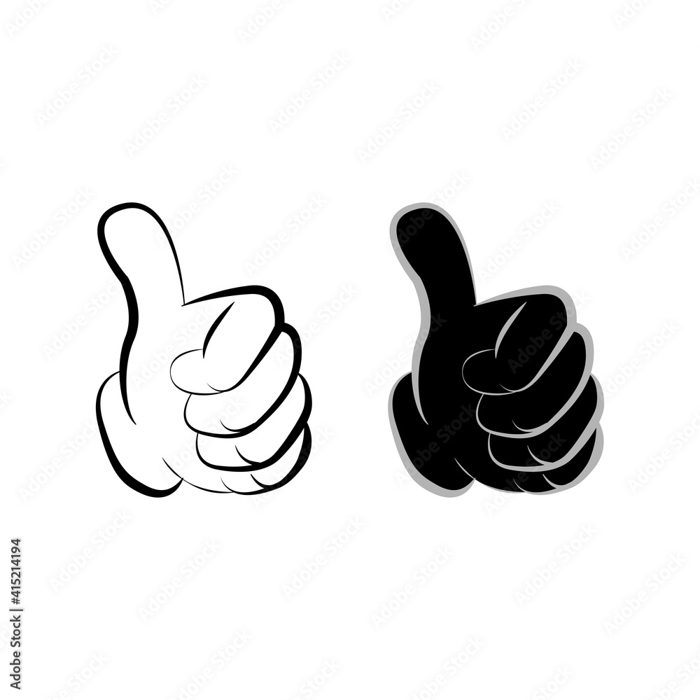 Thumb up symbol finger up icon royalty Thumb up symbol finger up icon royalty