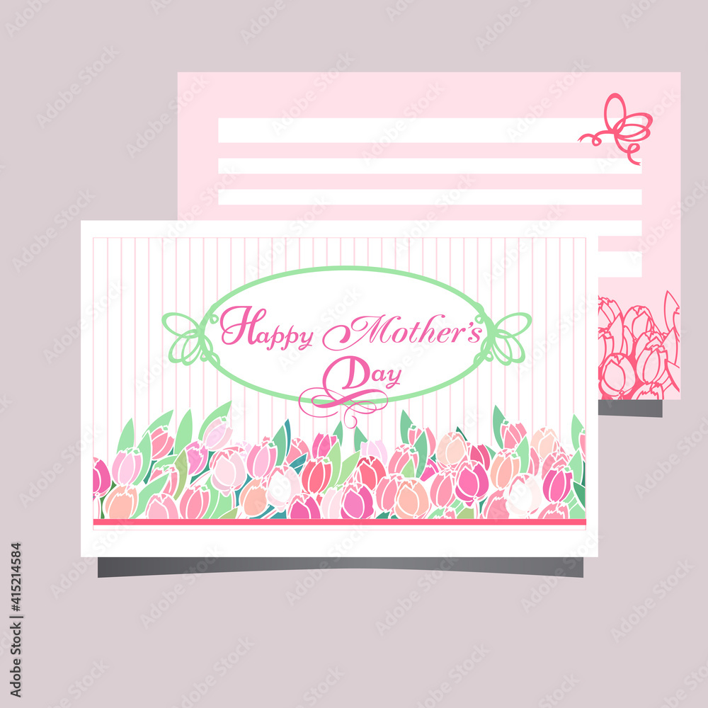 Mother day best wishes with tulips Mother day best wishes with tulips