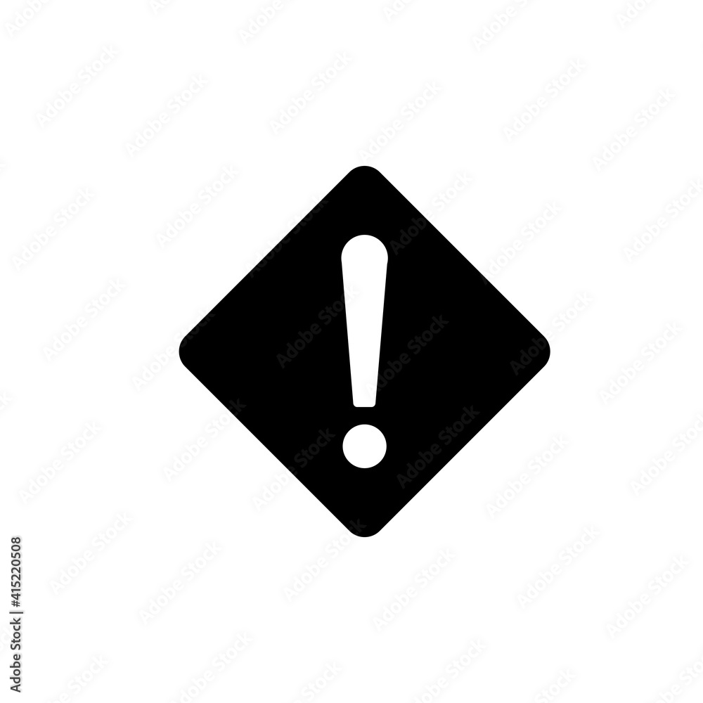 Exclamation, Attention Sign Icon Vector Exclamation, Attention Sign Icon Vector