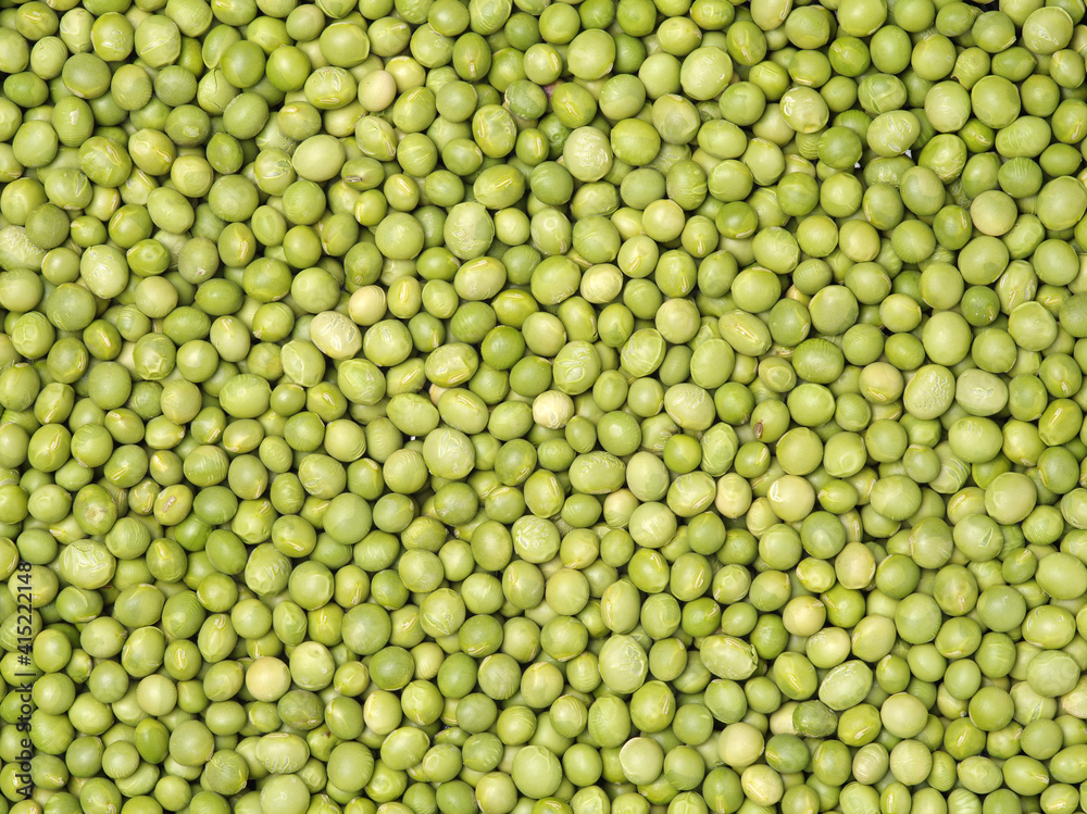 Ripe pea vegetable