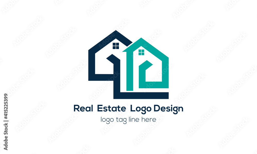 house logo design. house logo design.
