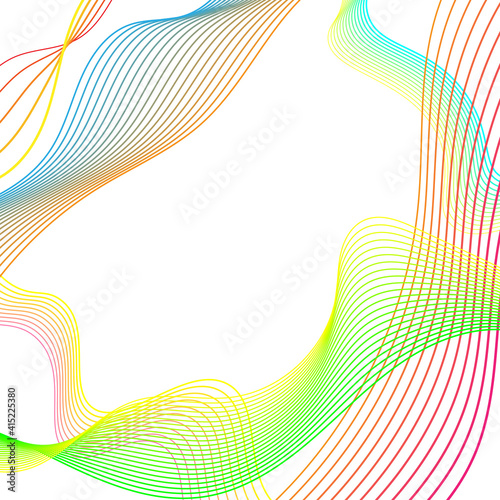 Modern abstract transparent graphic design lines. beautiful fashion transition wave layout template. Vector illustration