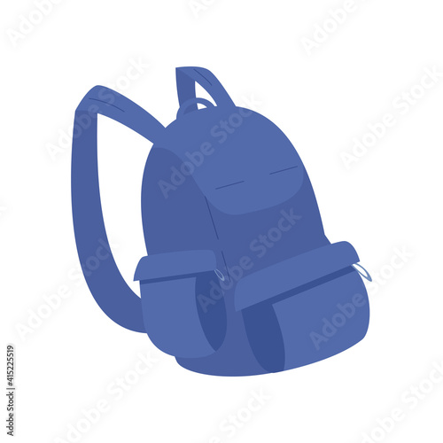 Backpack, School, travel, Bag Teacher Trendy Vector isolated on white background.
