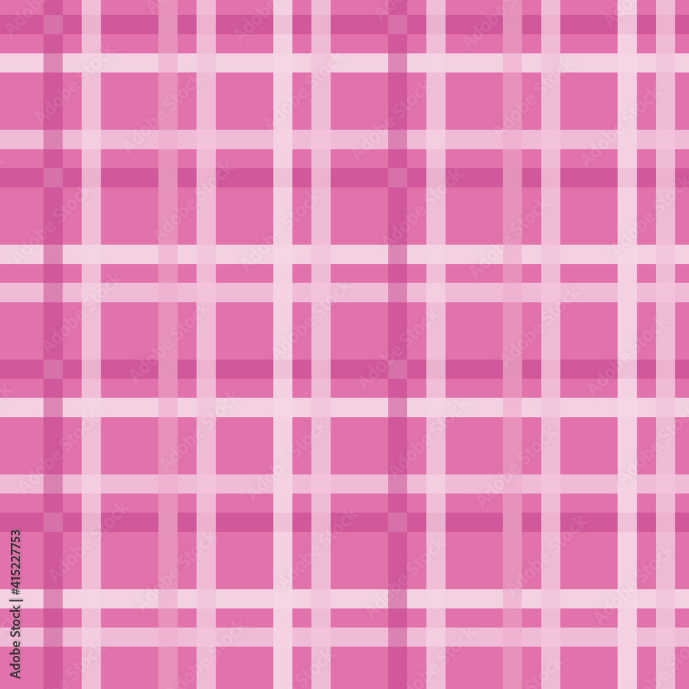 Bright Pink Plaid Seamless Pattern Background Print Bright Pink Plaid Seamless Pattern Background Print