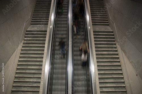 moving staircase, rolling, escalator