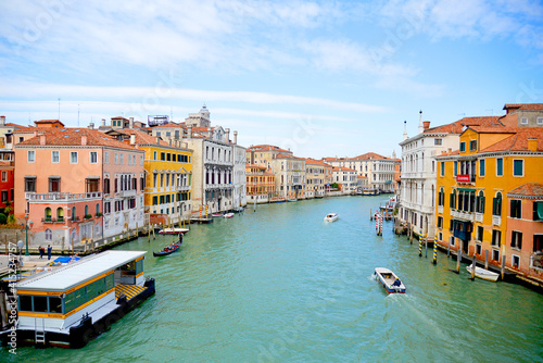 View of the Grand Canal in Venice  Italy