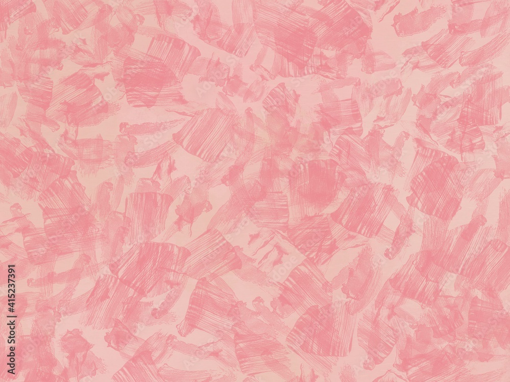 Fototapeta premium Pink runge paint texture background. Digital art illustration