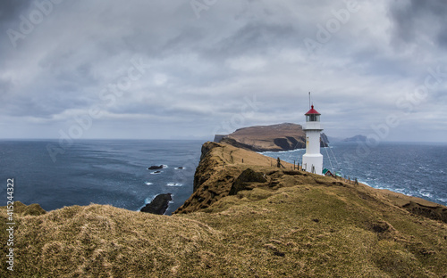 Faroe Islands - Landscape - Cliff - Traelanipa - Vágar - Aerial Photos - Helicopter photo