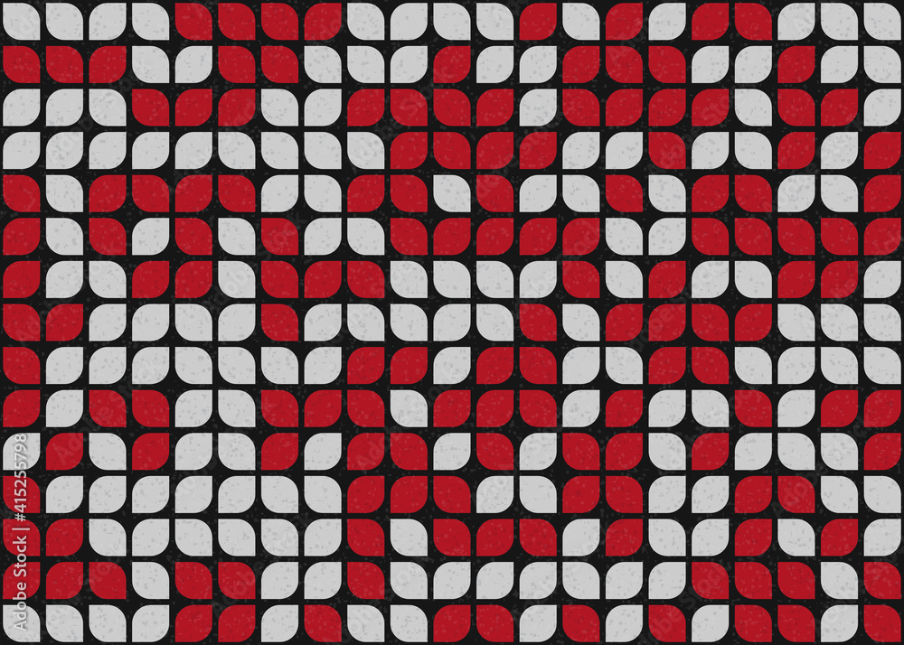 Fototapeta premium Abstract Geometric Pattern generative computational art illustration