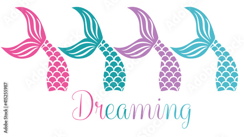 Mermaid tails, cute
