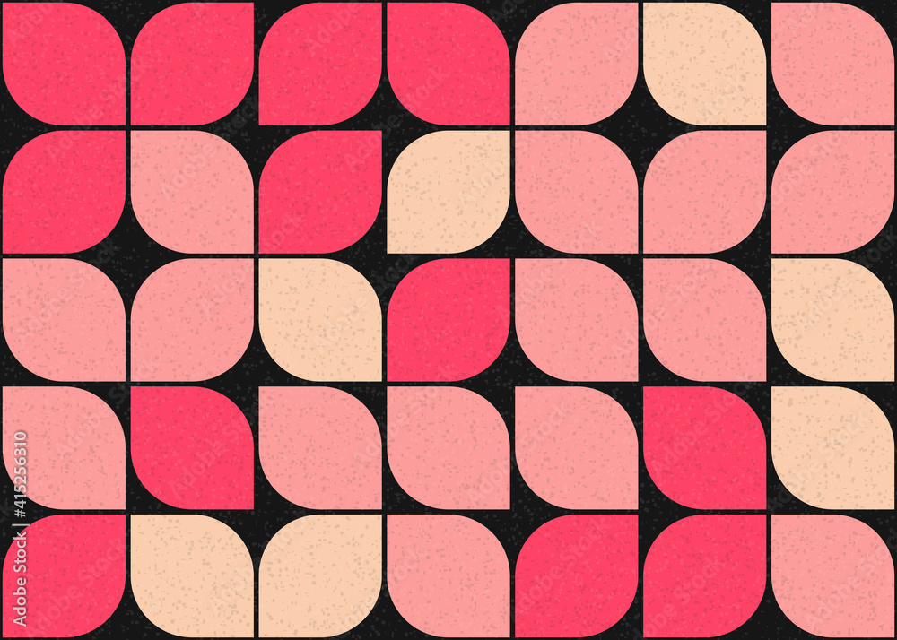 Fototapeta premium Abstract Geometric Pattern generative computational art illustration