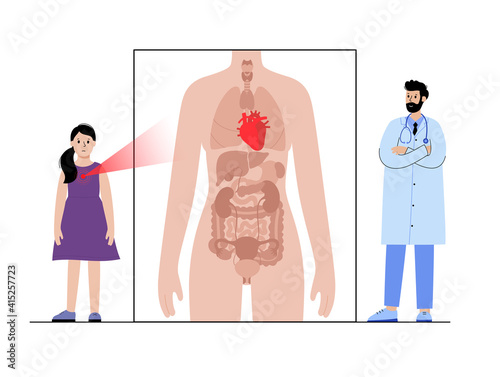 Pain in woman body