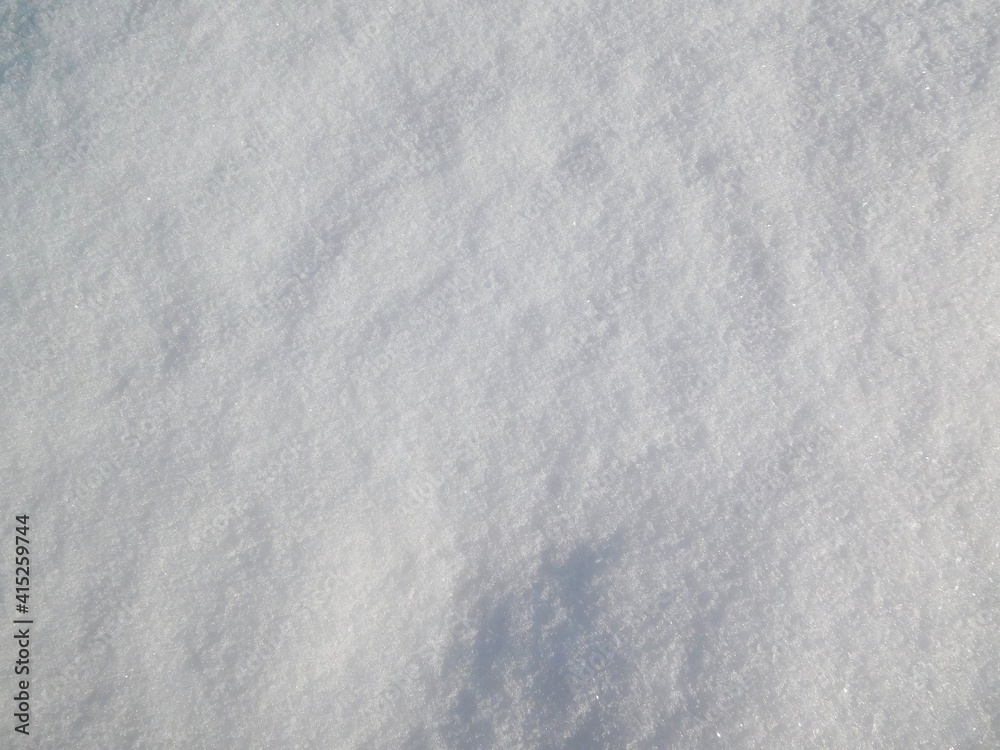 real snow, texture closeup, winter background 