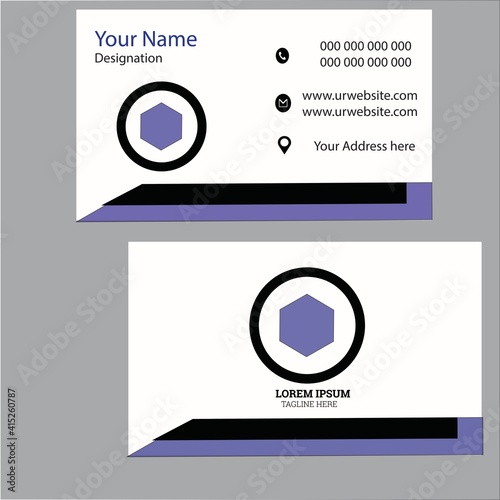 Outstanding Modern Business Card Template