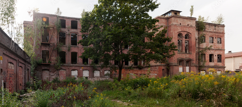 Fototapeta premium Abandoned Factory Uniontex in Łódź