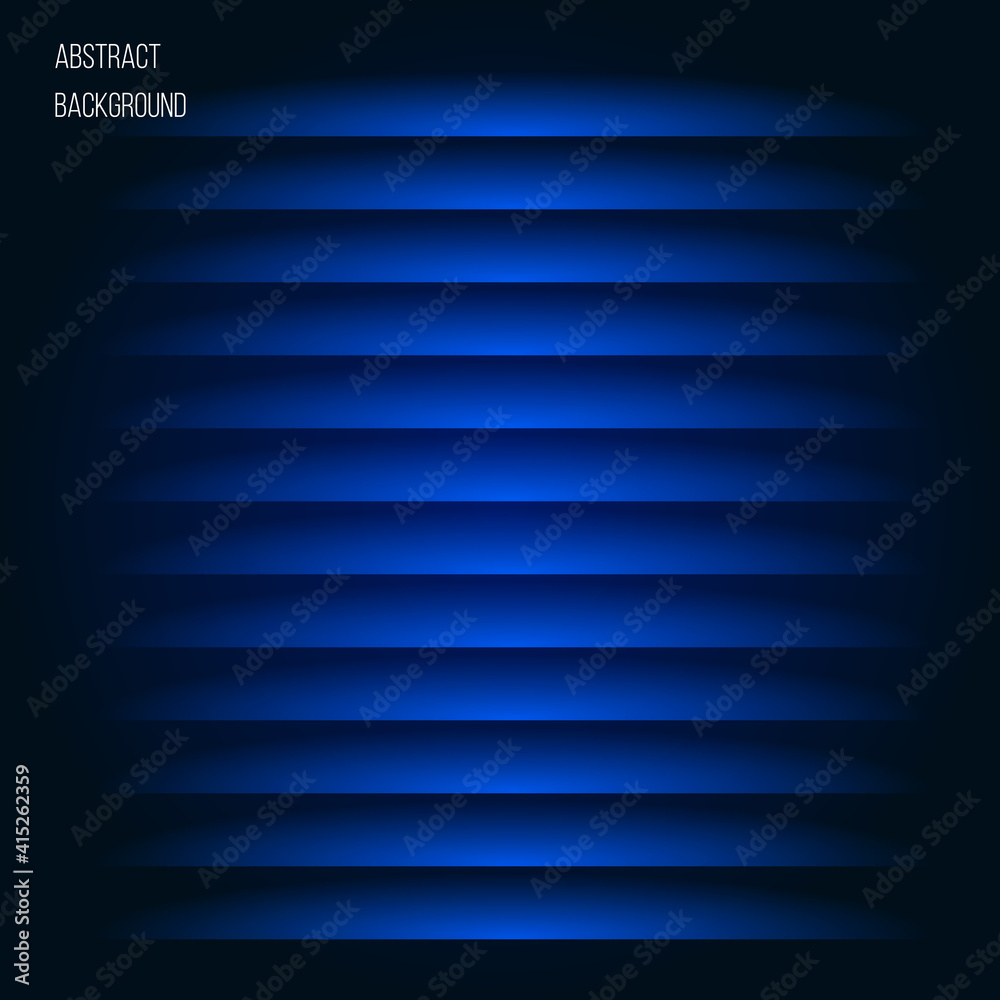 Obraz premium Abstract blue lines on dark background