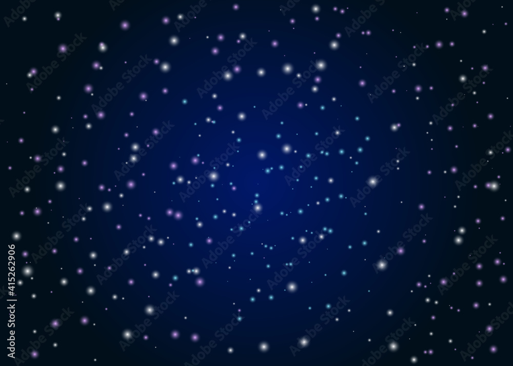Abstract cosmic background with stars