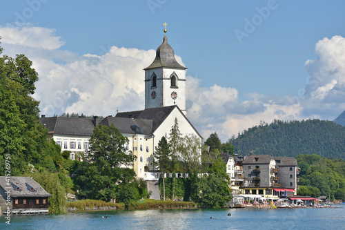 Sankt Wolfgang am Wolfgangsee, Bezirk Gmunden, Salzkammergut, Oberösterreich, Österreich, Europa - Sankt Wolfgang on Lake Wolfgangsee, Gmunden district, Salzkammergut, Upper Austria; Austria; Europe photo